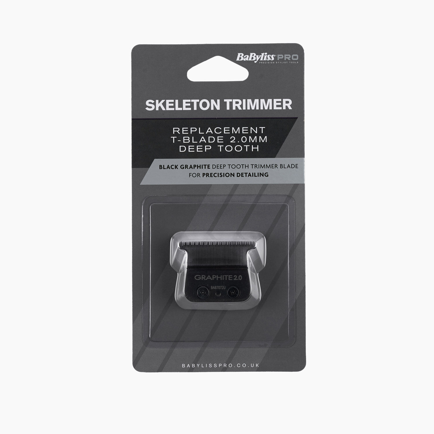 Super Motor Skeleton Trimmer Graphite T-Blade (Black)